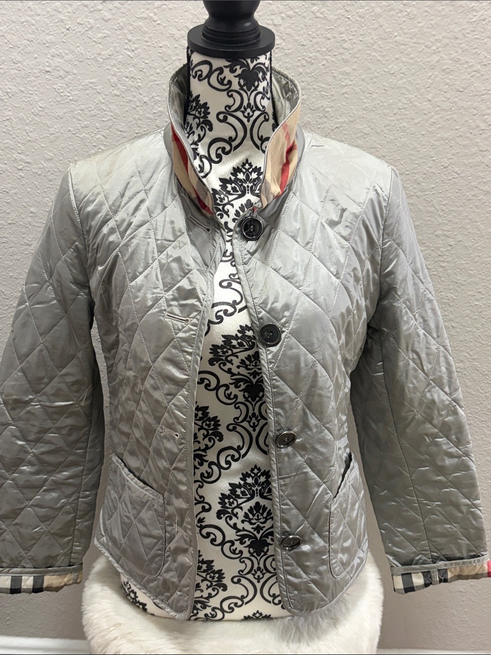 Burberry quilted jacket